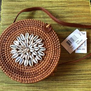 ❌SOLD❌ ROUND STRAW PURSE